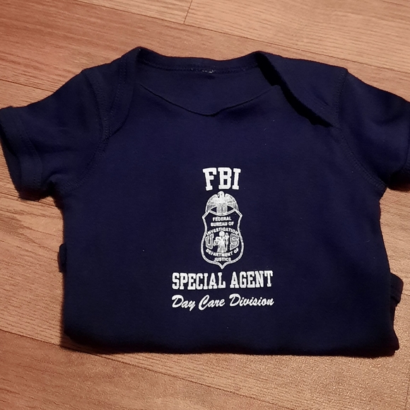 SOLD FBI Daycare Division Onesie - Picture 3 of 4